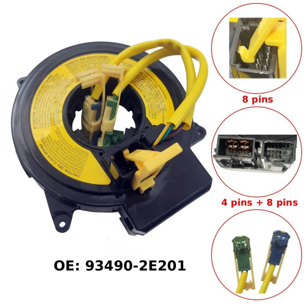 ATY Spiral Cable Clock Spring for Hyundai Tucson Kia Sportage (2005–2009) 93490-2E201