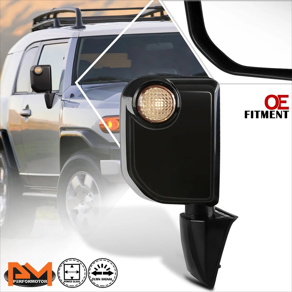 OE Style Powered Turn Signal Side Door Mirror for Fj Cruiser (2007–2009)