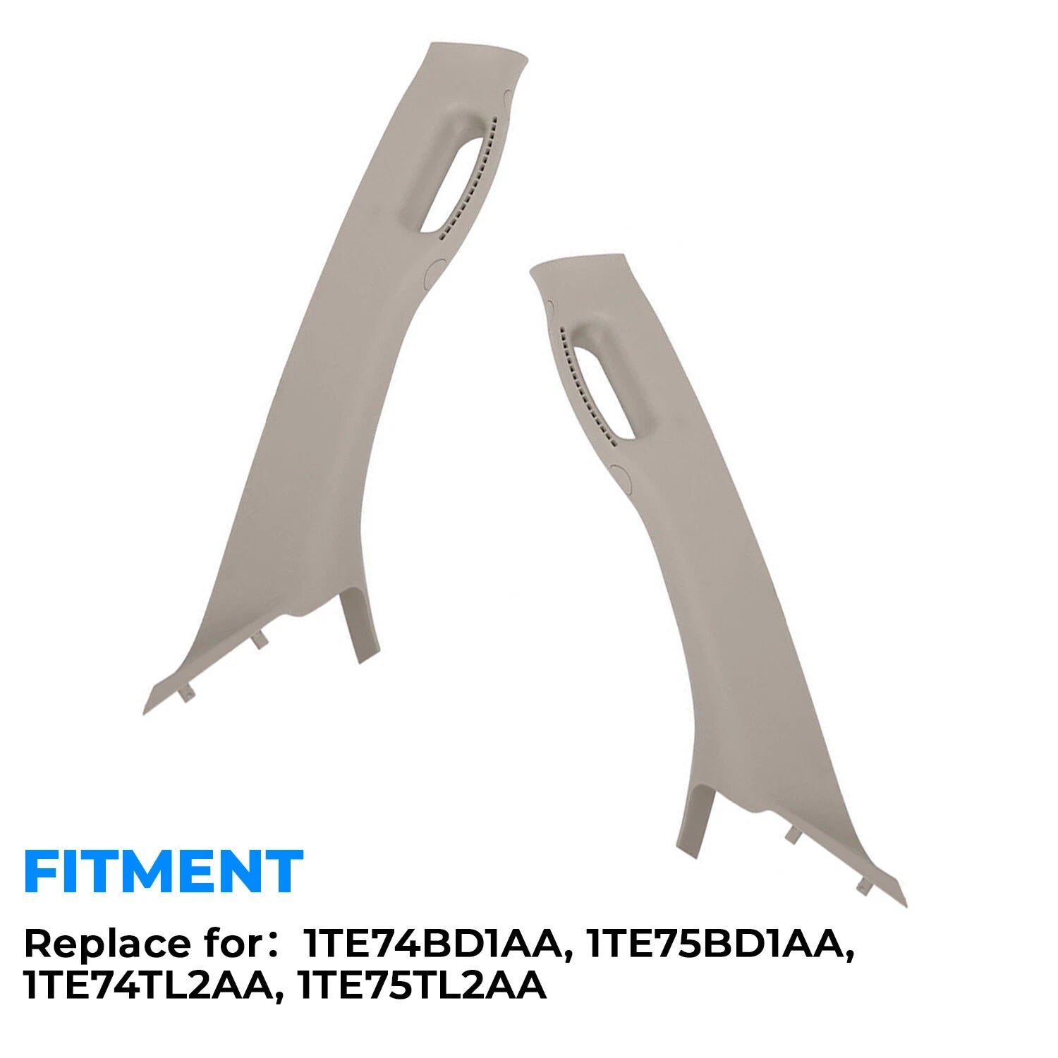 Beige Grab Handle Pair for Dodge Ram (2002-2010)