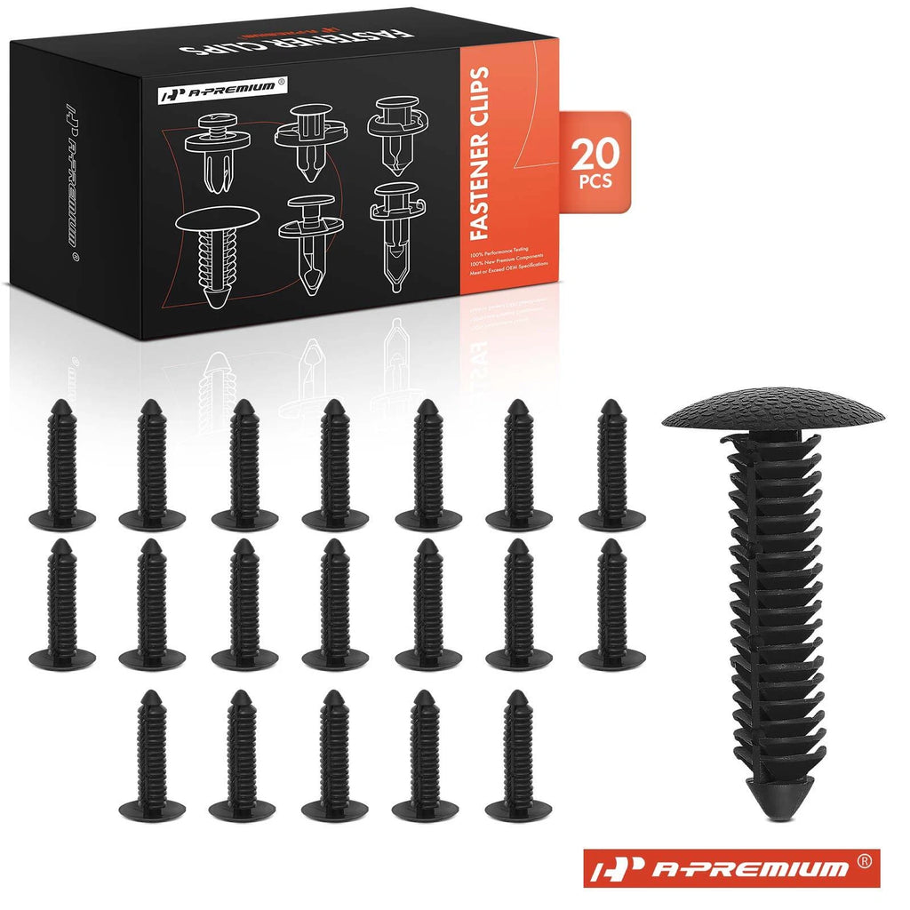 20x Nylon Fender Flare Rivet Retainer Clips for Ford 