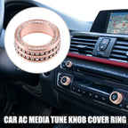 Set of 3 AC Media Tune Knob Cover Rings for BMW 3 Series F30 (2012–2019)