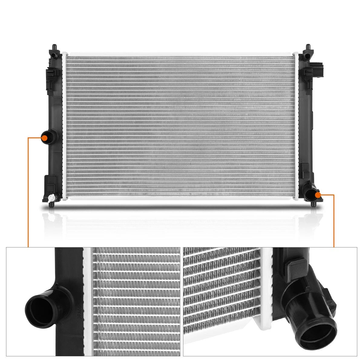 Aluminum Core Cooling Radiator DPI-13666 for Toyota C-HR/Corolla (2018–2021)