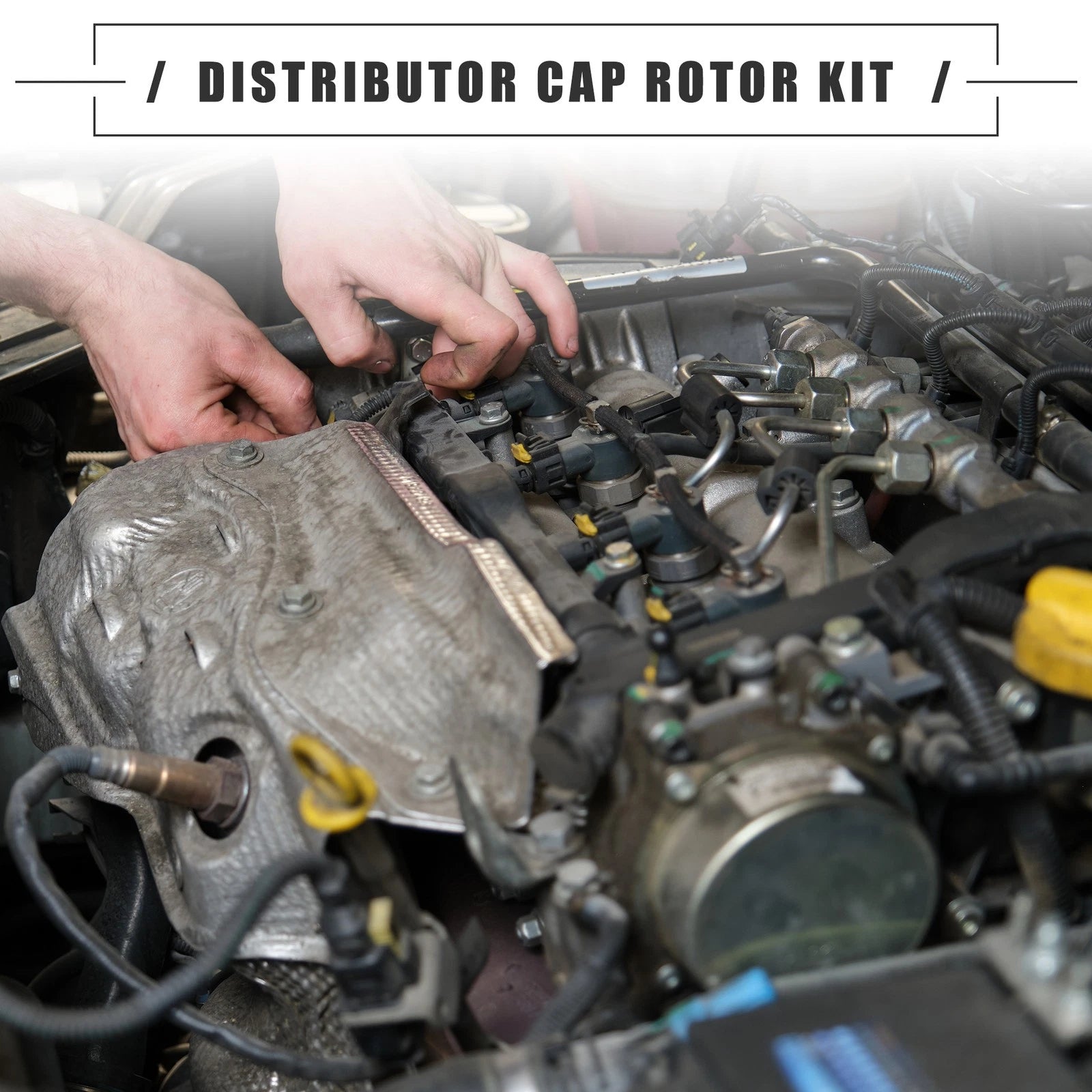 Ignition Distributor Set with Cap and Rotor Kit for Chevrolet (1995–2000)