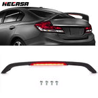 Matte Black Rear Trunk Spoiler Wing w/LED for Honda Civic Sedan (2012–2015)