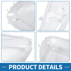 1 Pair Headlight Lens Cover for Chevrolet Corvette C6 (2005–2013)