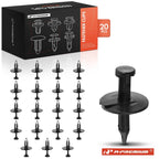 20x Nylon Black Splash Shield & Fascia Retainer for GM Vehicles