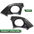 Set of 2 Bumper Fog Light Bezel Trim for Toyota Corolla (2009–2010)
