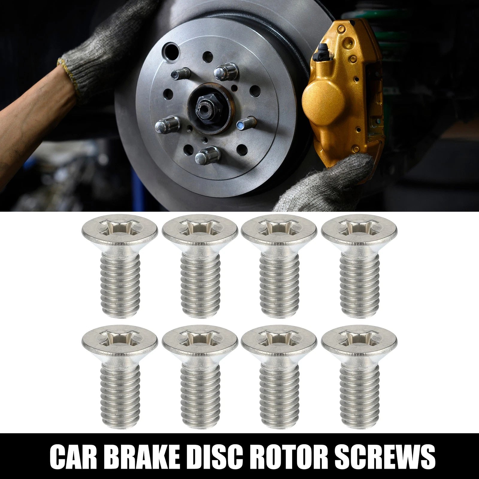 8pcs Brake Disc Rotor Screws Bolts Kit 93600-06014-0H for Honda Accord Civic 