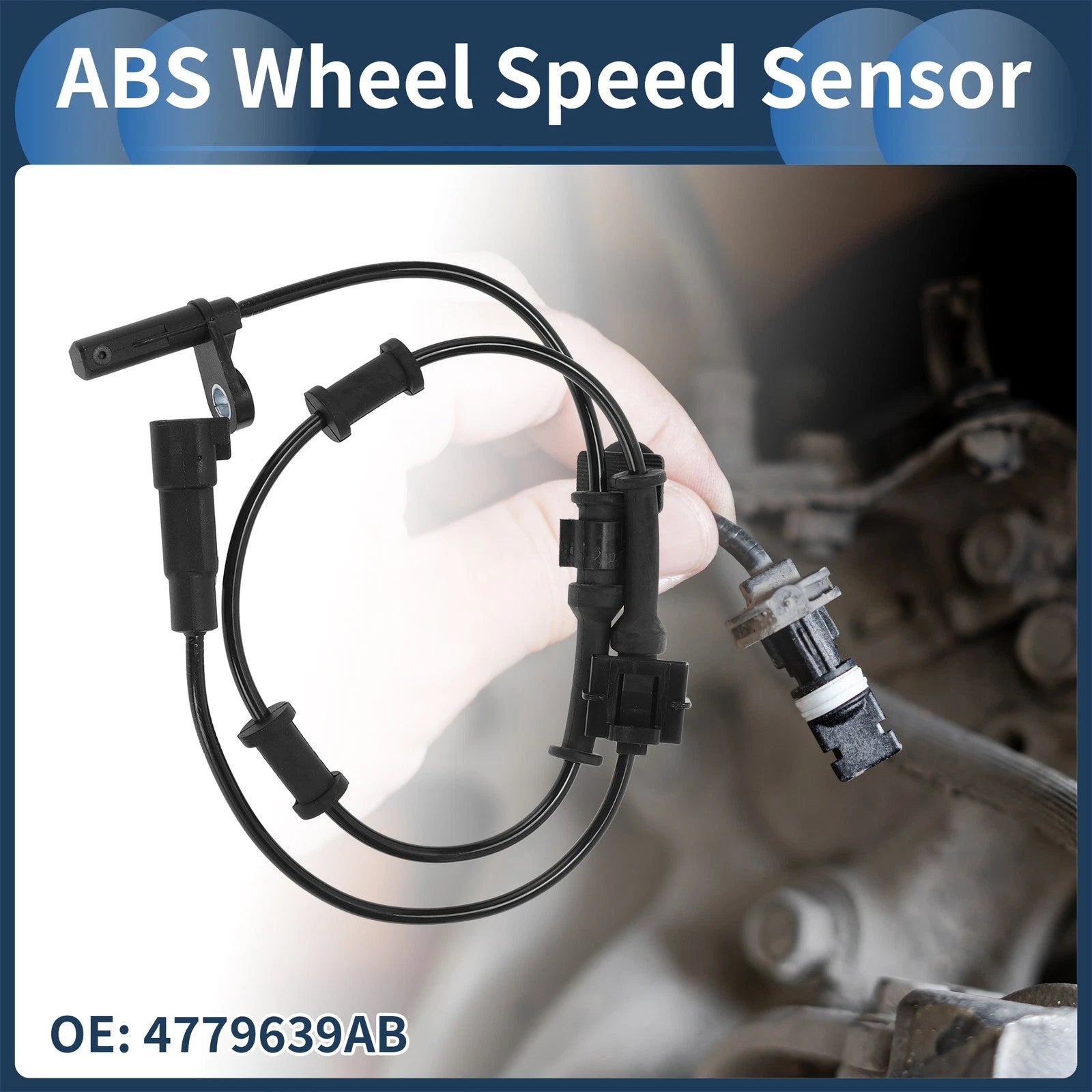 ABS Wheel Speed Sensor No. 4779639AB for Chrysler 300 (2011–2014) RWD Front