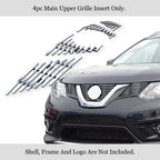 Stainless Silver Billet Grille Insert for Nissan Rogue (2014-2016)