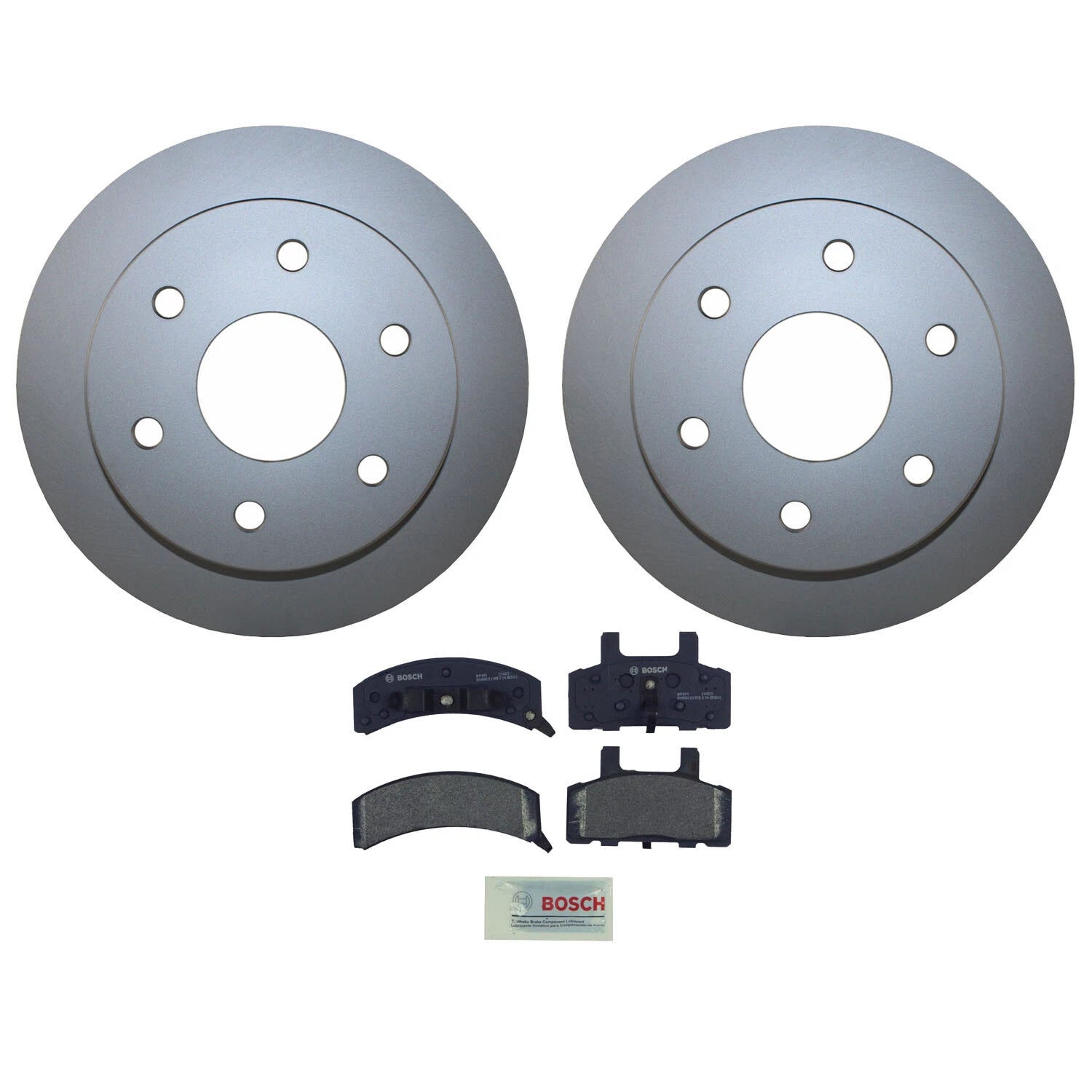 Front Brake Kit 295mm Disc Rotors & Bosch Semi-Met Pads for Cadillac Chevy GMC