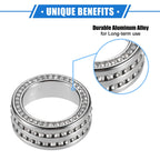 Set of 4 AC Audio Volume Tune Switch Knob Ring Covers for Toyota Camry 