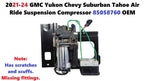 Air Ride Suspension Compressor for GMC Yukon, Chevy Suburban, Tahoe (2021–2024) 85058760