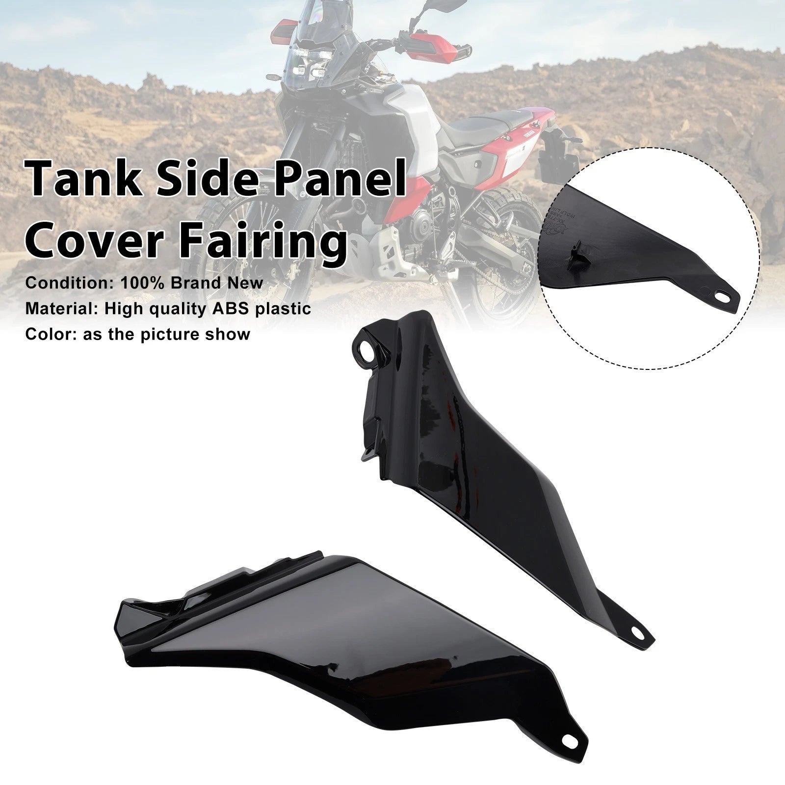Tank Side Cover Panel Fairing for Yamaha Tenere 700 (2025–2026) Black