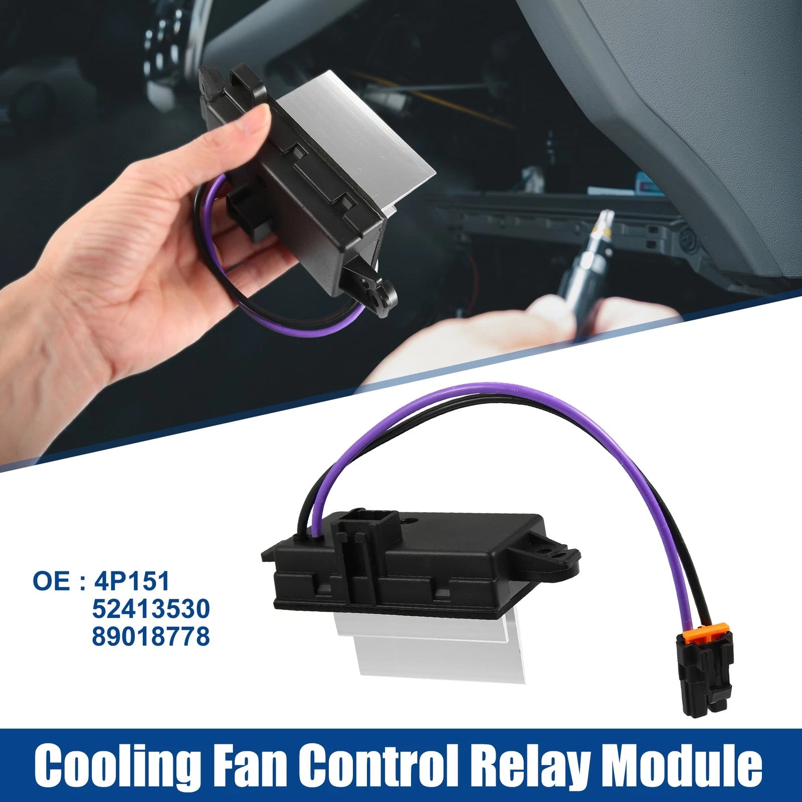 Radiator Cooling Fan Control Module for Chevrolet Trailblazer (2003–2008)