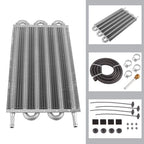 6 Rows Aluminum Transmission Oil Cooler for Auto-Manual Radiators