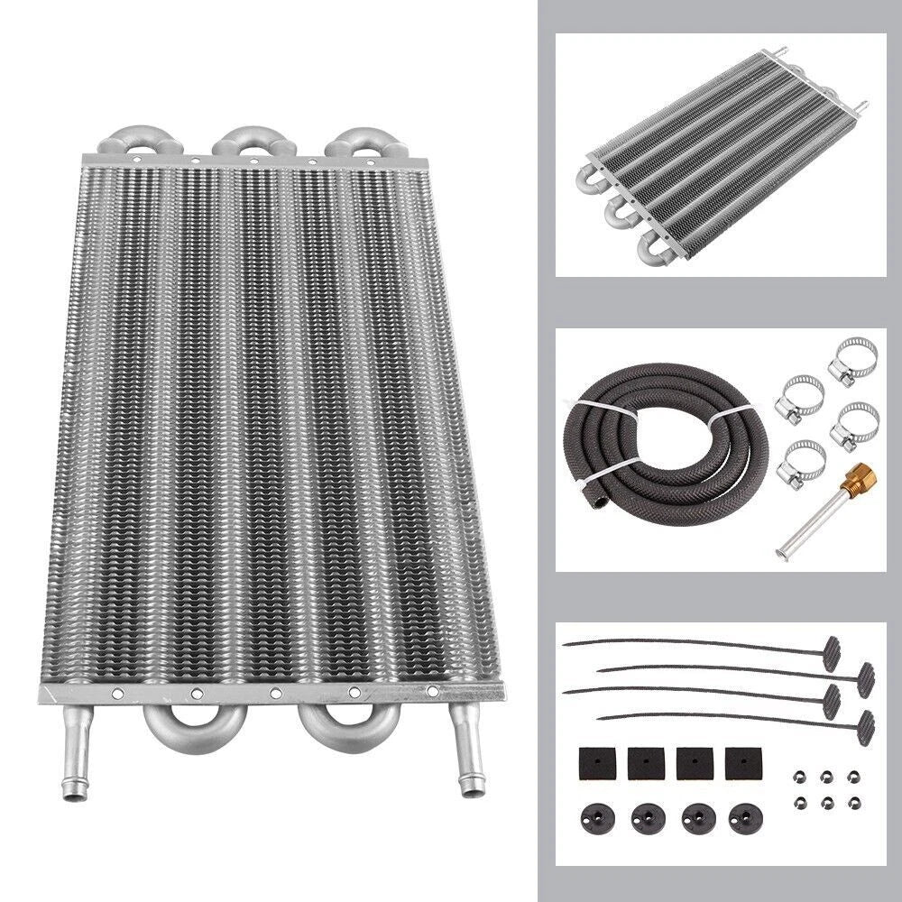 6 Rows Aluminum Transmission Oil Cooler for Auto-Manual Radiators
