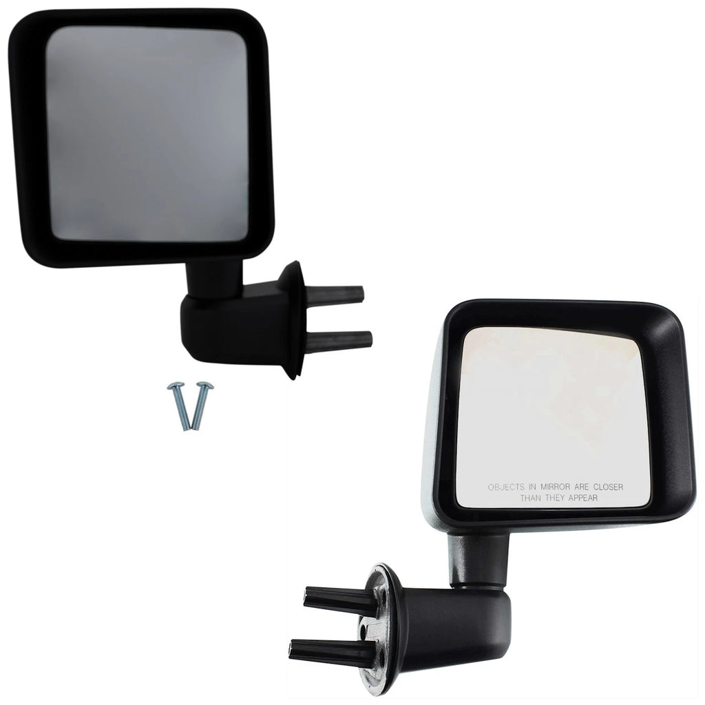 Set of 2 Mirrors for Jeep Wrangler JK