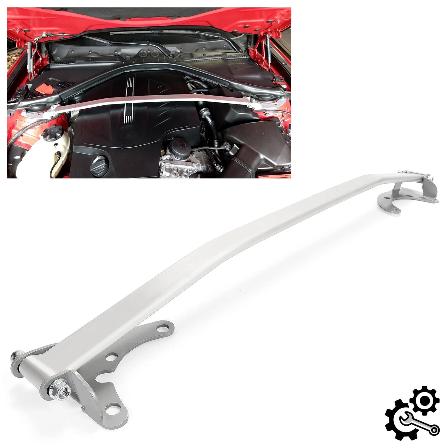 Front Engine Upper Strut Bar Tower Brace for BMW 3 Series F30/F31/F34/F35 (2012–2018)