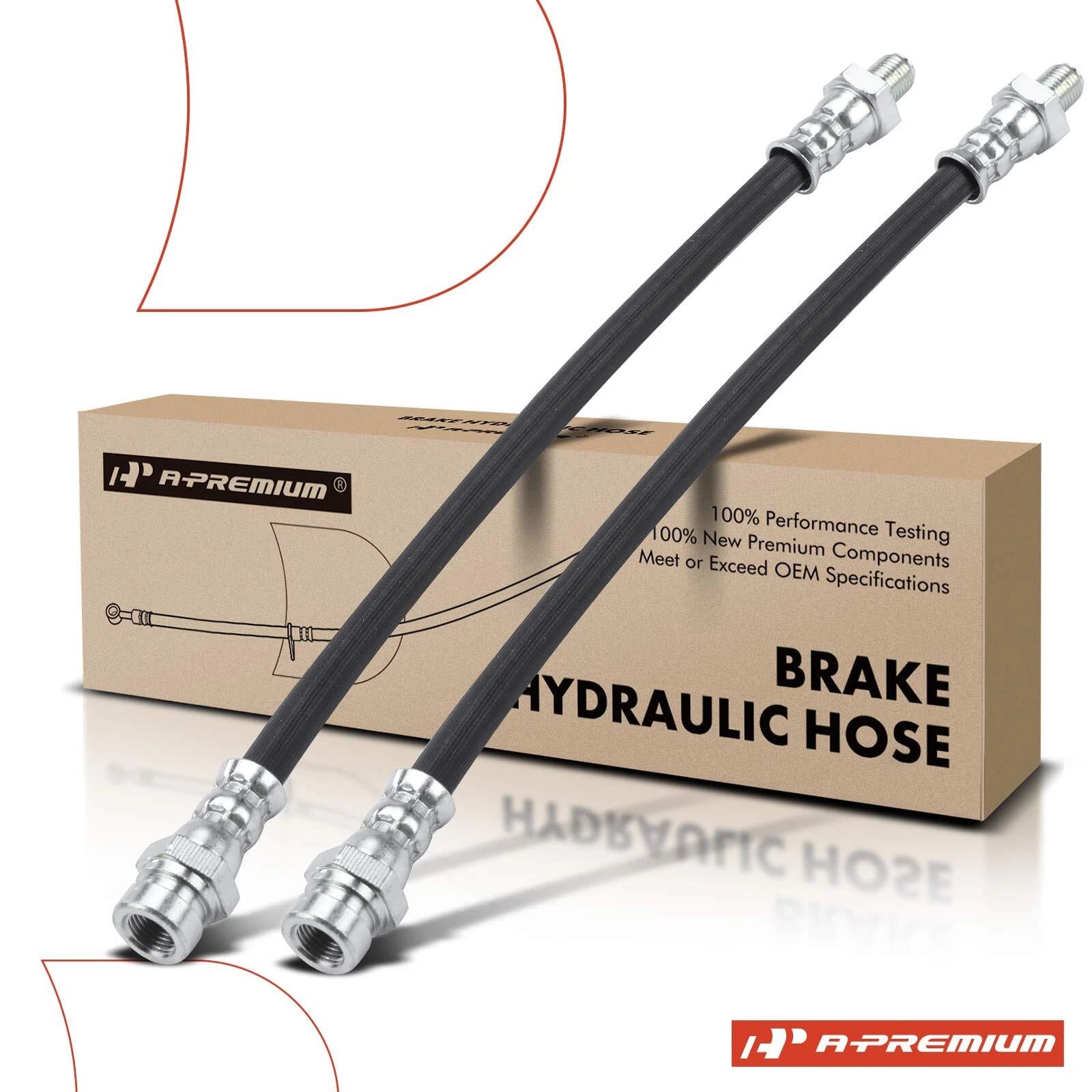 2X Rear Brake Hydraulic Hose for Chrysler Sebring (2001–2006)
