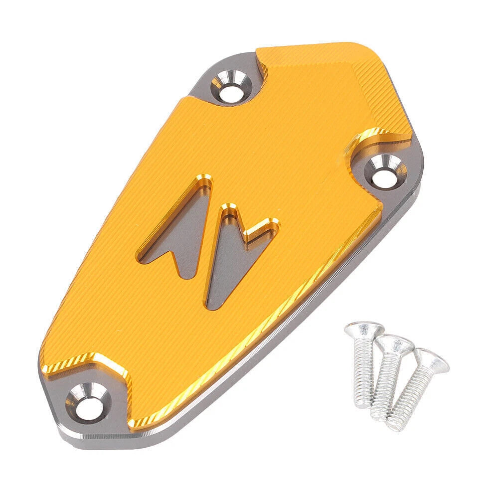 Gold Front Brake Fluid Reservoir Cover for Kawasaki Z1000 (2010–2017)