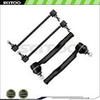 Set of 2 Front Tie Rod End Sway Bar End Link for Nissan Cube Versa (2007–2014)