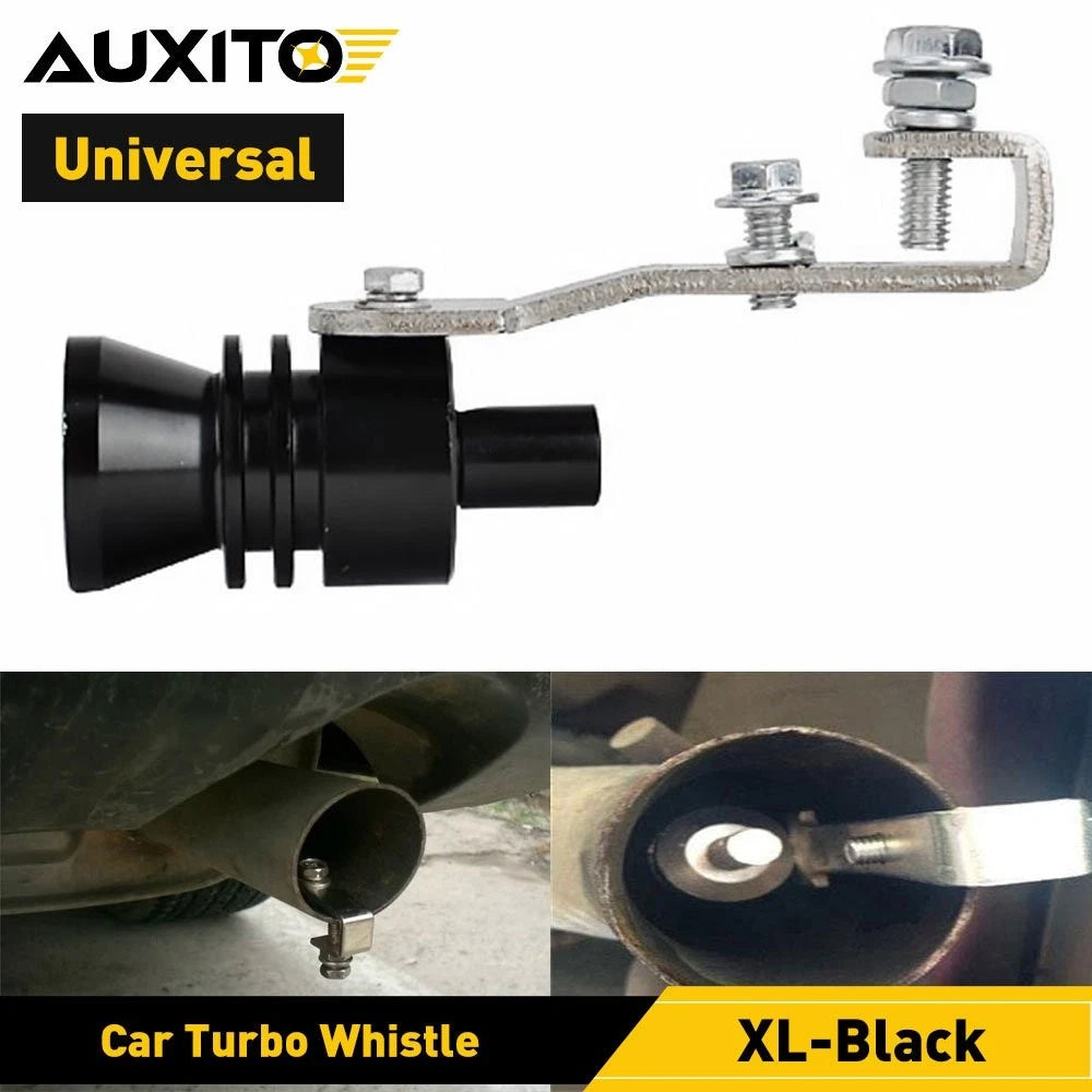 Universal Turbo Exhaust Muffler Pipe Sound Whistle XL K