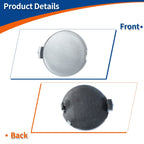 Rear Right Tow Hook Cover for Mazda 6 Atenza (2018–2021) Silver Tone