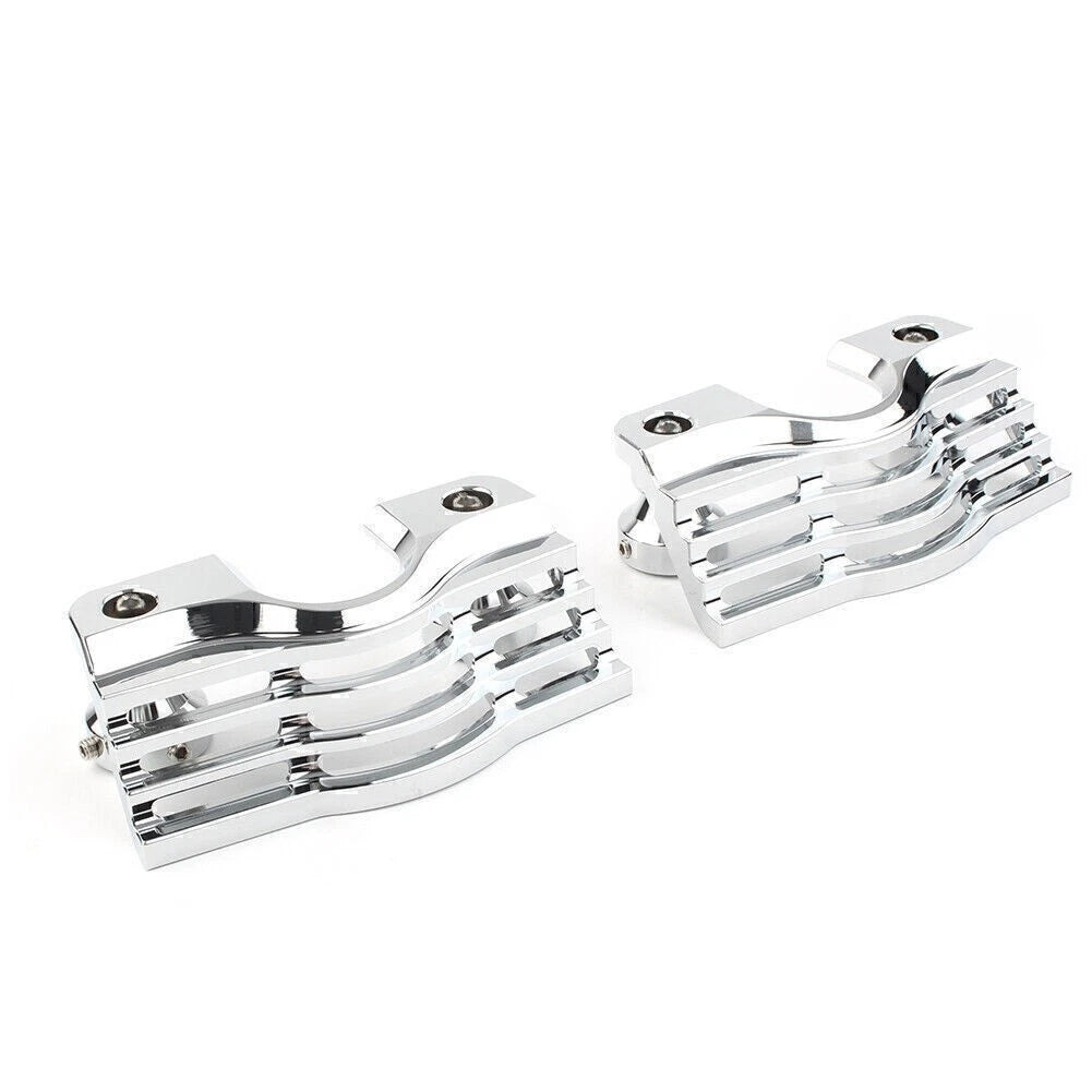 Finned Slotted Head Bolt Spark Plug Covers for Harley Touring (2014–2023)
