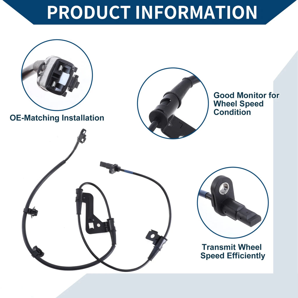 ABS Wheel Speed Sensor No. 59810F0300 for Hyundai Elantra (2017–2020)