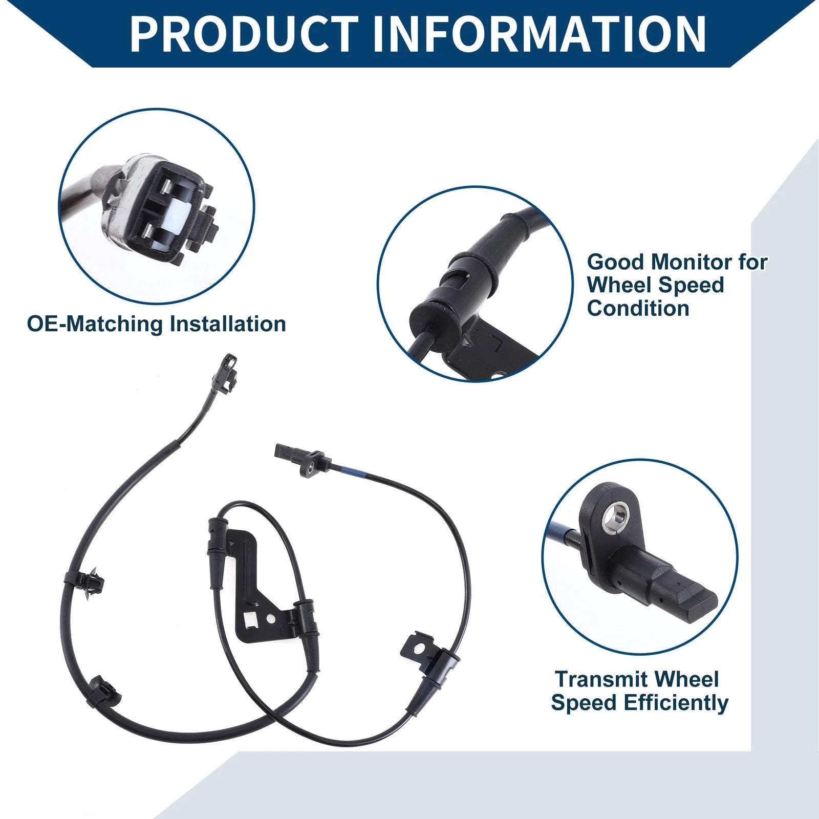 ABS Wheel Speed Sensor No. 59810F0300 for Hyundai Elantra (2017–2020)