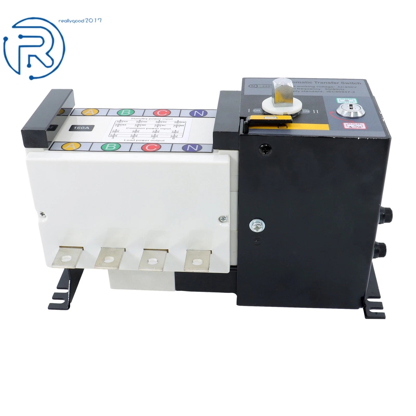 Automatic Transfer Switch 4 Poles 160A for AC Generator (110V-220V)