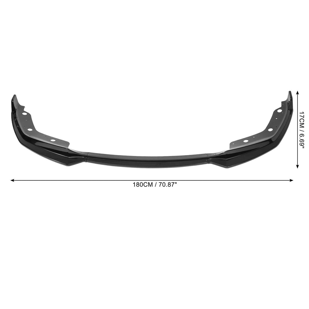 Set of 2 Glossy Black Front Bumper Lip Splitters for BMW 3 Series G28 (2019–2021) 747709127620