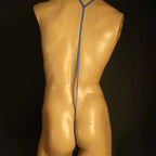 Men's See-through Mesh Panties with Raised Pocket - Comfortable Fit