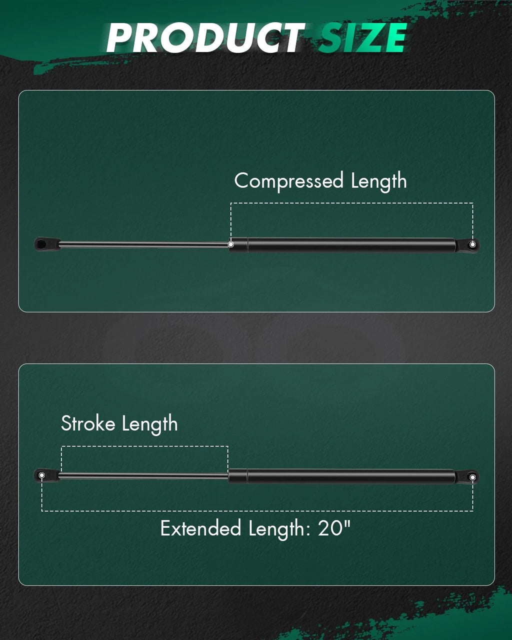 20 Inch Lift Supports for Camper RV Bed (Fits )