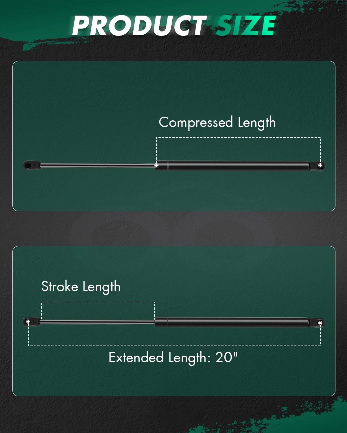 20 Inch Lift Supports for Camper RV Bed (Fits )