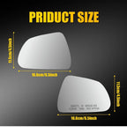 Set of 2 Power Heated Side Mirror Glass for Tesla Model 3 (2017–2023)