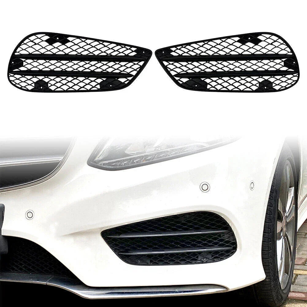 ABS Front Bumper Fog Lamp Grille for Mercedes E-Class W212 (2013-2015)