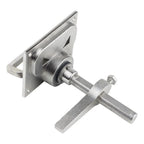 Marine Grade Square Floor Lock for Universal Applications (316 Stainless Steel)