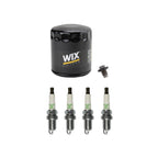 Wix Engine Oil Filter & NGK V-Power Spark Plugs Kit for Avenger Compass (L4)
