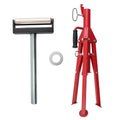 Adjustable Roller Stand for Wood Steel Pipe Work (27.6-52in, 2500lbs)