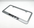 Chrome License Plate Frame with SRT Hellcat Emblem for Dodge Charger (2011–2023)