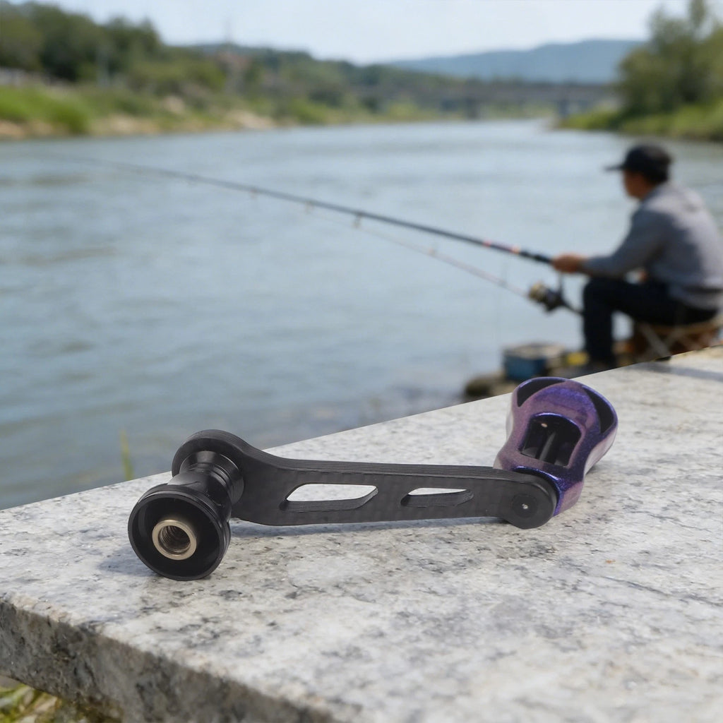 Rocker Arm Handle 70MM Carbon Fiber for Daiwa Fuego Reel (2015–2023)