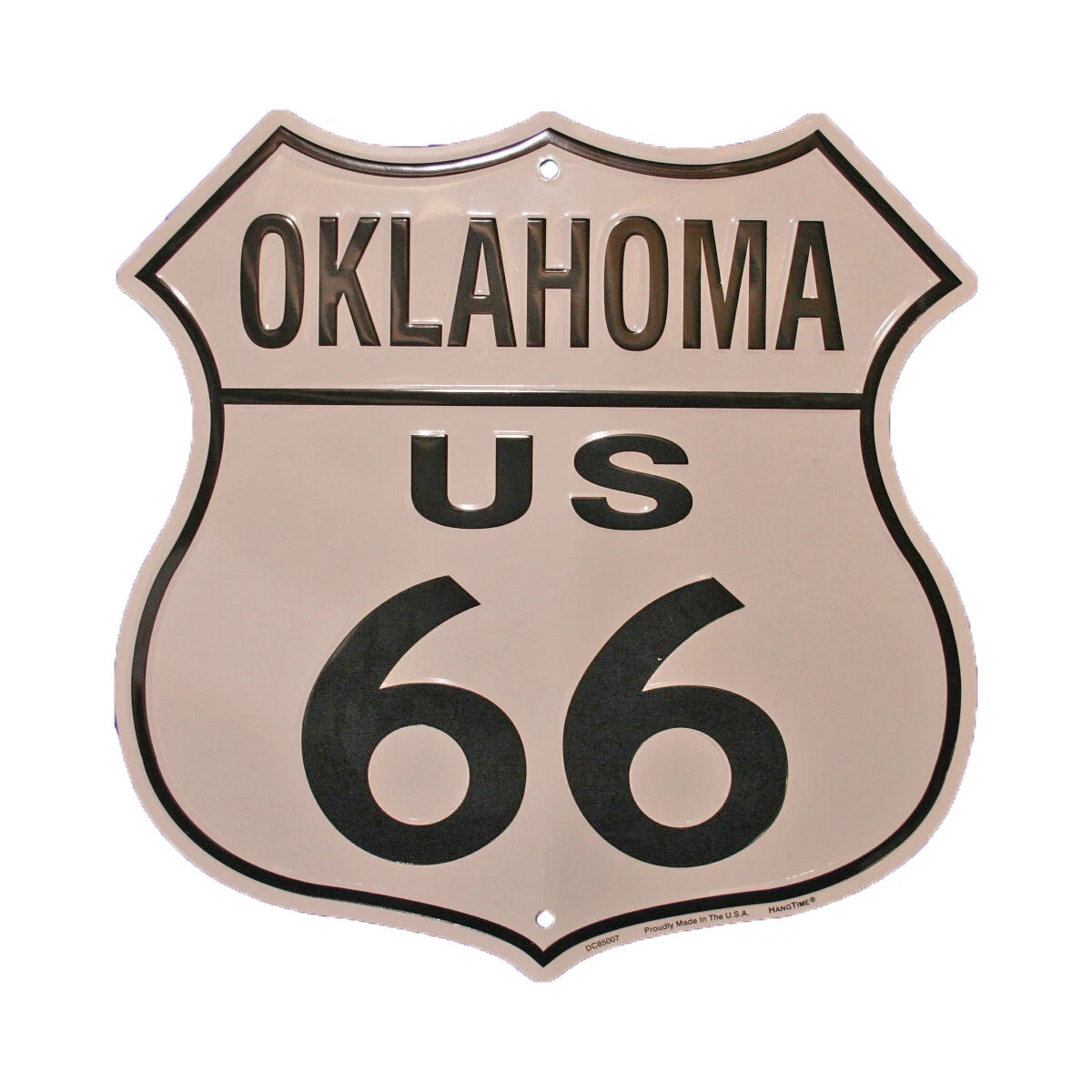 Antique Replica Tin Metal Sign Route 66 Vintage Oklahoma Road Sign