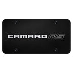 Name on Black License Plate - Officially Licensed for Chevrolet Camaro RS