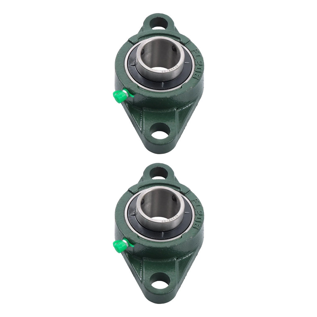 2X Pillow Block Bearing UCFL206-20 for UCFL206-20 (1-1/4" Bore)