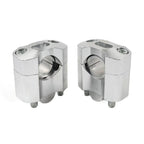 7/8 to 1-1/8 Handlebar Fat Bar Mount Clamps Risers for Dirt Pit Bike ATV