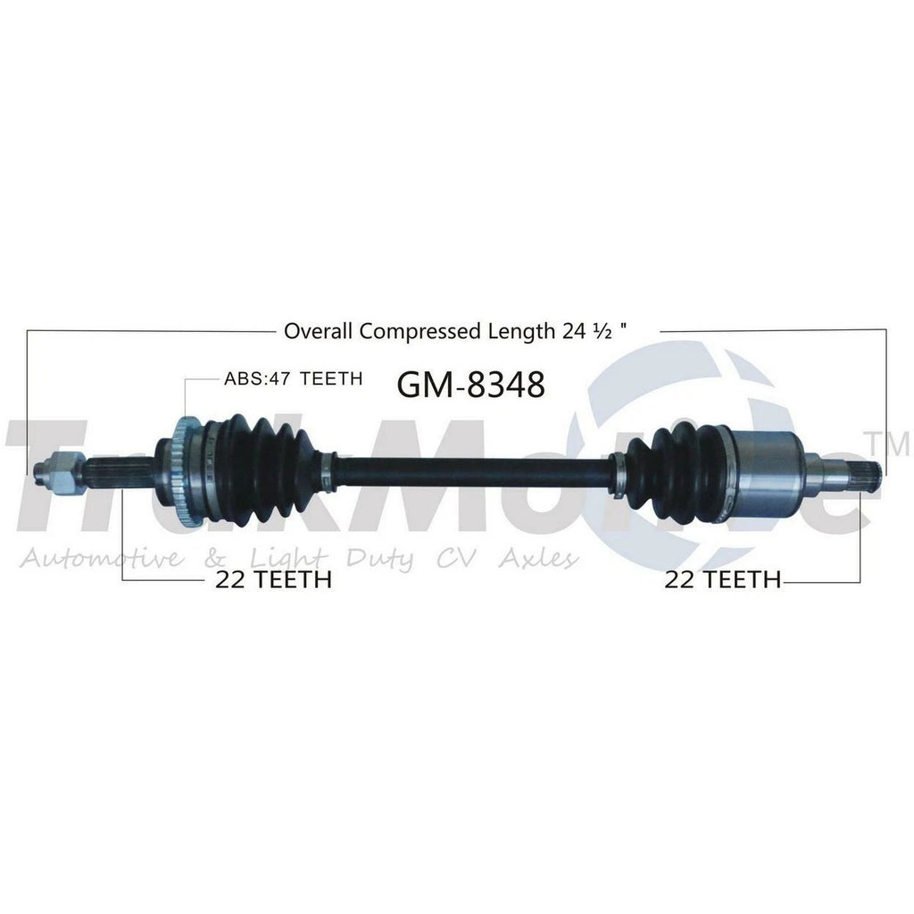 Front Left CV Axle Shaft for Chevrolet Spark (2013–2015)