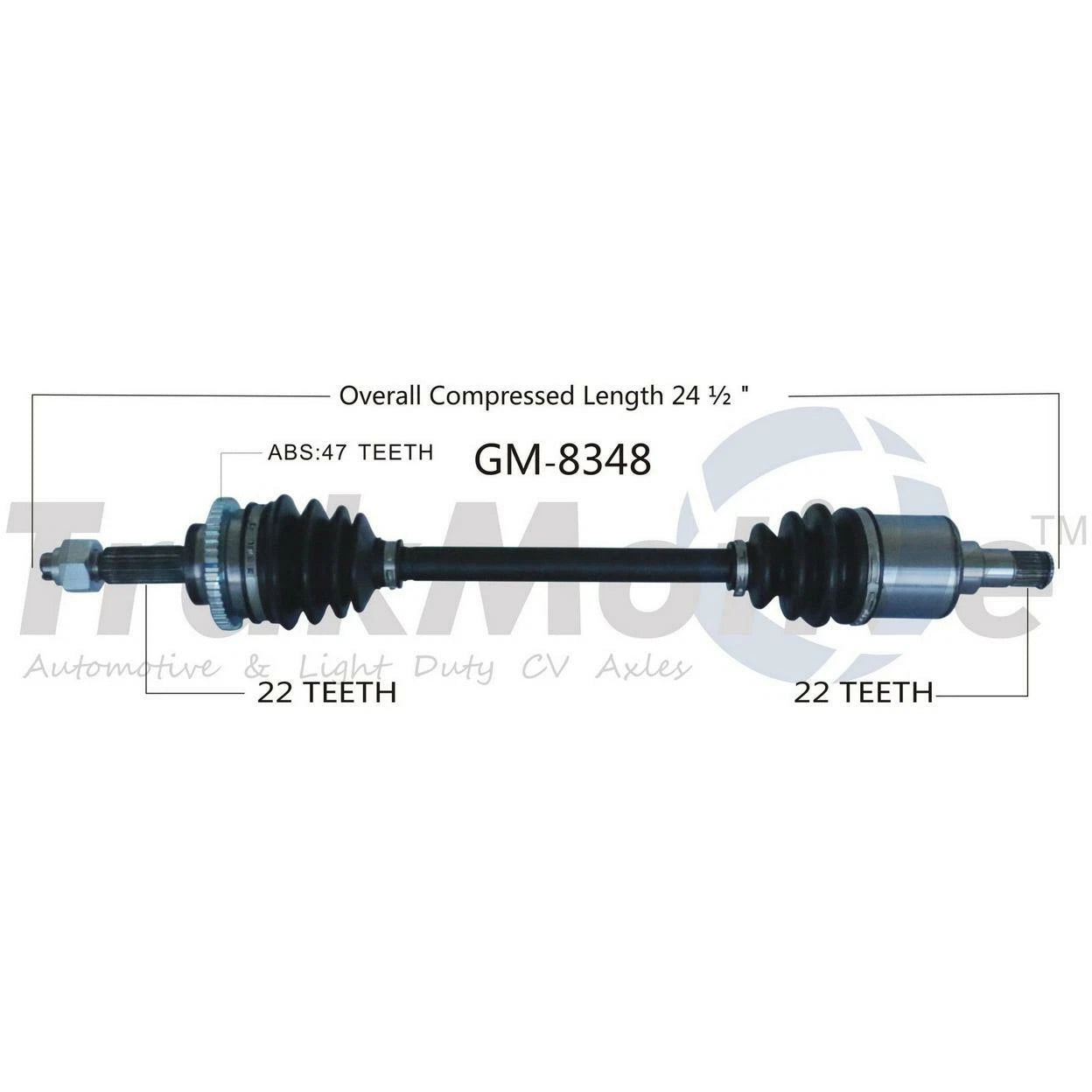 Front Left CV Axle Shaft for Chevrolet Spark (2013–2015)