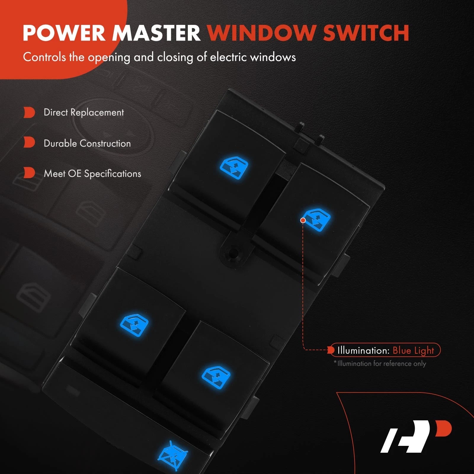 Front Left Power Window Switch for Buick Regal (2012-2017)